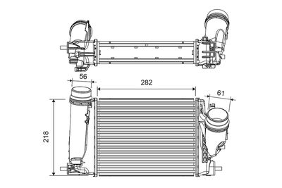 Charge Air Cooler VALEO 816759