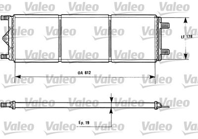 Radiator, engine cooling VALEO 816868