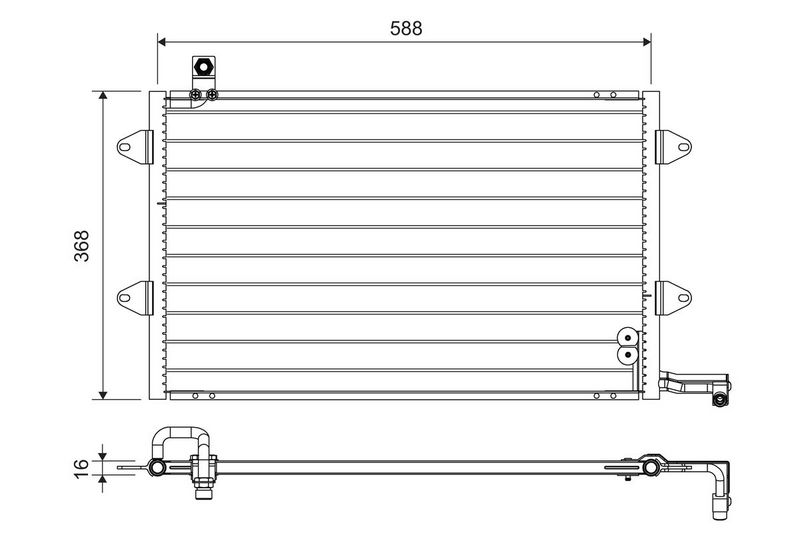 VALEO 816910 Condenser, air conditioning