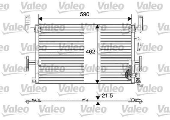 VALEO 816980 Condenser, air conditioning