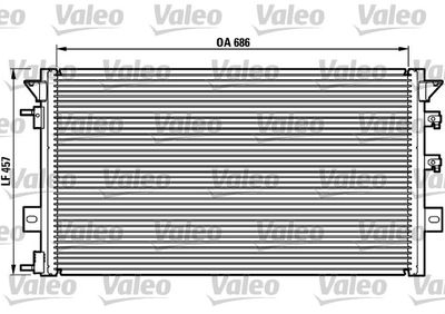 Condenser, air conditioning VALEO 817073