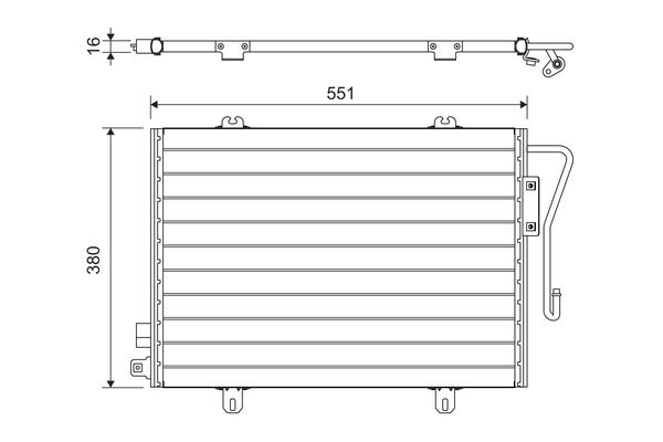 VALEO 817171 Condenser, air conditioning