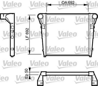 Charge Air Cooler VALEO 817181
