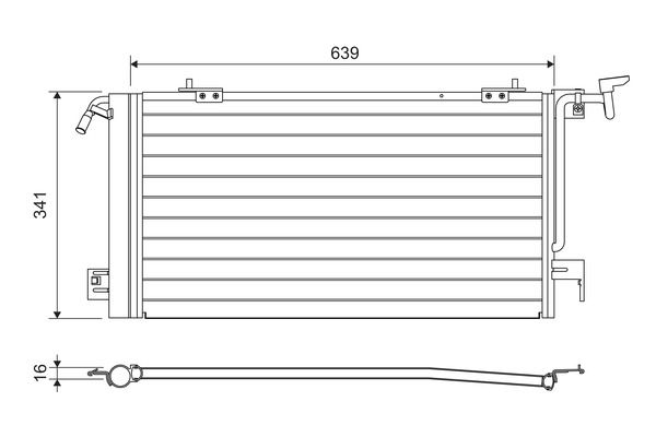 VALEO 817229 Condenser, air conditioning