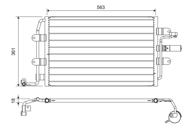 VALEO 817427 Condenser, air conditioning
