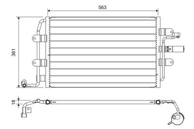 Condenser, air conditioning VALEO 817427