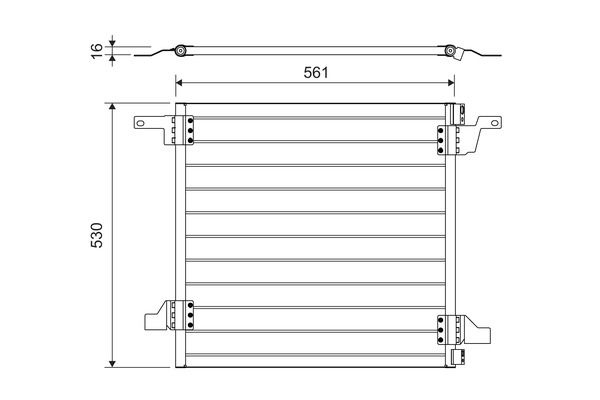 VALEO 817458 Condenser, air conditioning