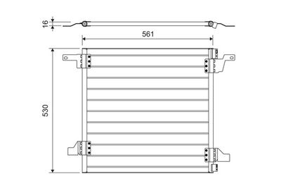 Condenser, air conditioning VALEO 817458