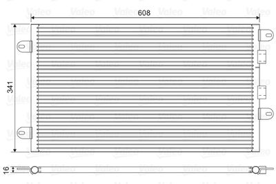 Condenser, air conditioning VALEO 817463