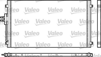 Condenser, air conditioning VALEO 817477