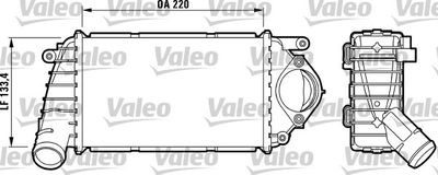 Charge Air Cooler VALEO 817486
