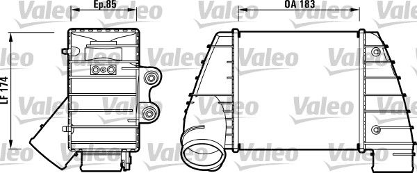 VALEO 817487 Charge Air Cooler