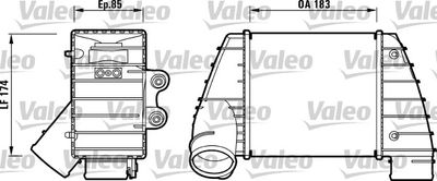 Charge Air Cooler VALEO 817487