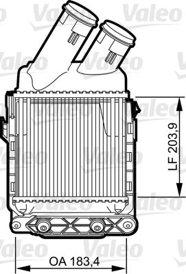 Charge Air Cooler VALEO 817490