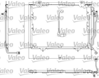 Condenser, air conditioning VALEO 817492