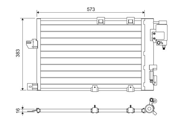 VALEO 817505 Condenser, air conditioning