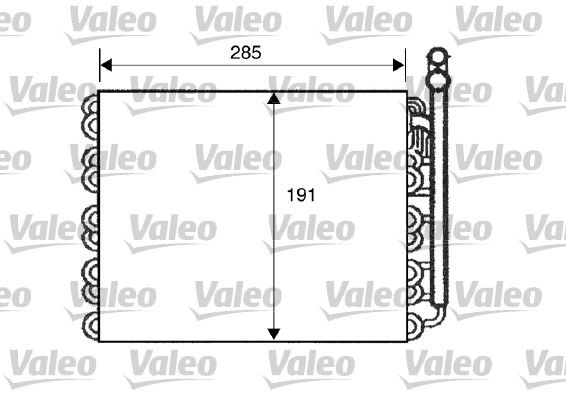VALEO 817510 Evaporator, air conditioning