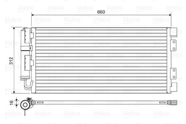 VALEO 817549 Condenser, air conditioning