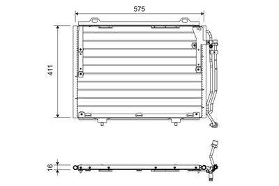 Condenser, air conditioning VALEO 817563
