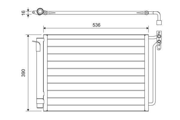 VALEO 817575 Condenser, air conditioning