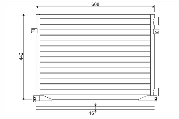 VALEO 817577 Condenser, air conditioning