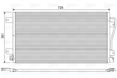 Condenser, air conditioning VALEO 817601