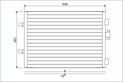 Condenser, air conditioning VALEO 817602