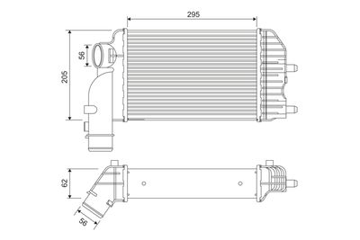 Charge Air Cooler VALEO 817632