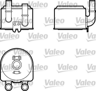 Oil Cooler, engine oil VALEO 817643
