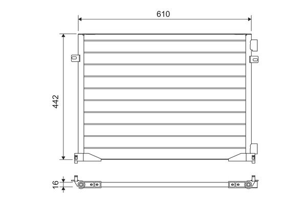 VALEO 817644 Condenser, air conditioning