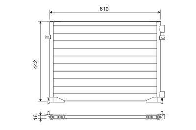 Condenser, air conditioning VALEO 817644