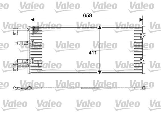 VALEO 817645 Condenser, air conditioning