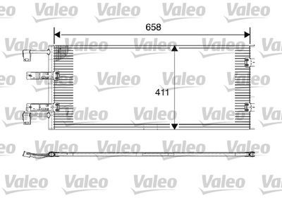 Condenser, air conditioning VALEO 817645