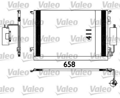 Condenser, air conditioning VALEO 817648