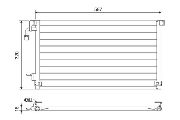 VALEO 817655 Condenser, air conditioning