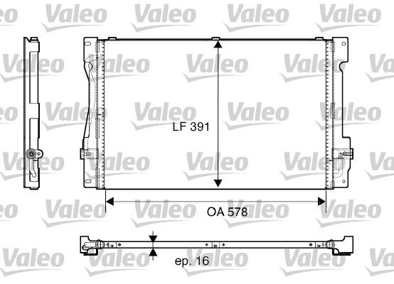 VALEO 817675 Condenser, air conditioning