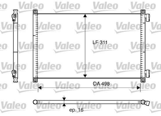 VALEO 817685 Condenser, air conditioning