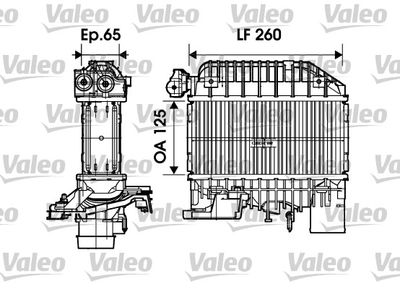 Charge Air Cooler VALEO 817698