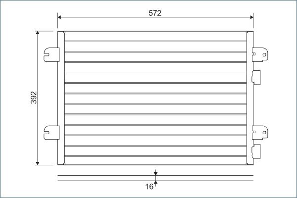 VALEO 817701 Condenser, air conditioning