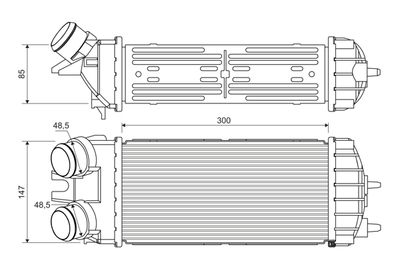 Charge Air Cooler VALEO 817706