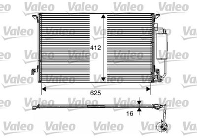 Condenser, air conditioning VALEO 817711