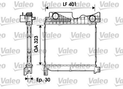 Charge Air Cooler VALEO 817736