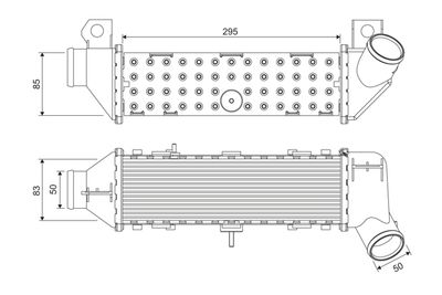 Charge Air Cooler VALEO 817766