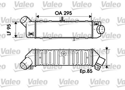 Charge Air Cooler VALEO 817767