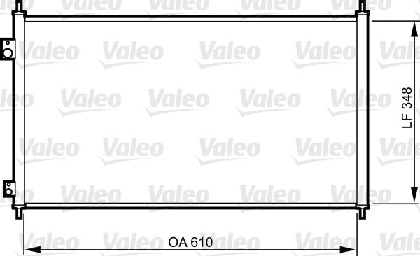 VALEO 817780 Condenser, air conditioning
