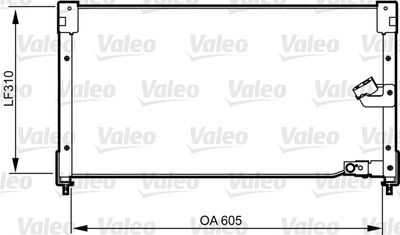 Condenser, air conditioning VALEO 817781