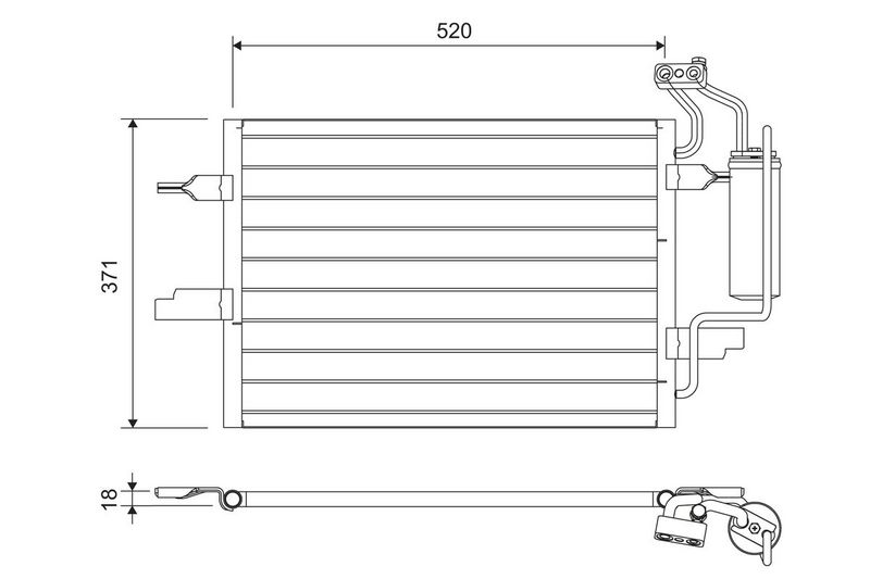 VALEO 817798 Condenser, air conditioning