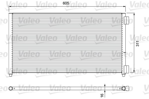 VALEO 817799 Condenser, air conditioning