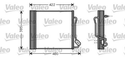 Condenser, air conditioning VALEO 817801