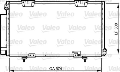 Condenser, air conditioning VALEO 817803